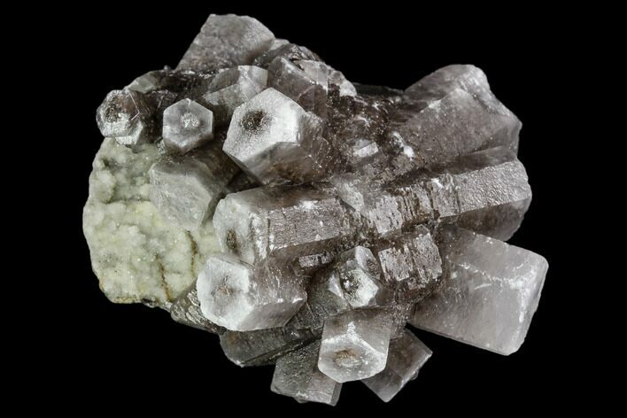 Hexagonal, Columnar Calcite Crystal Cluster - Fluorescent! #112412